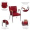 Flash Furniture Burgundy Fabric Stackable Church Chair with Arms XU-DG-60156-BUR-GG - alternate 9
